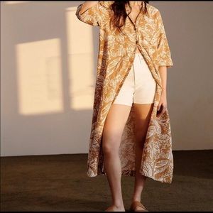 Madewell Lightestspun Cover-Up Maxi Shirtdress